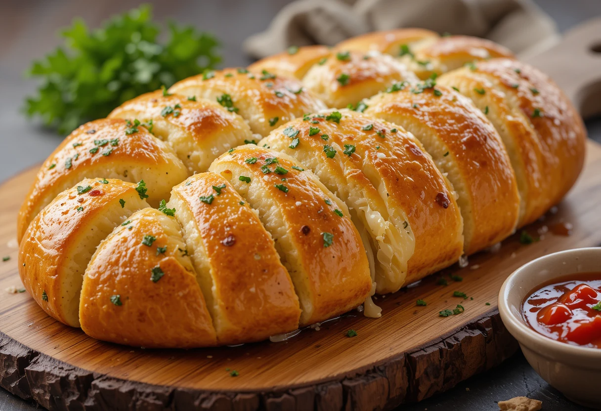 Cheesy Garlic Pull Apart Bread